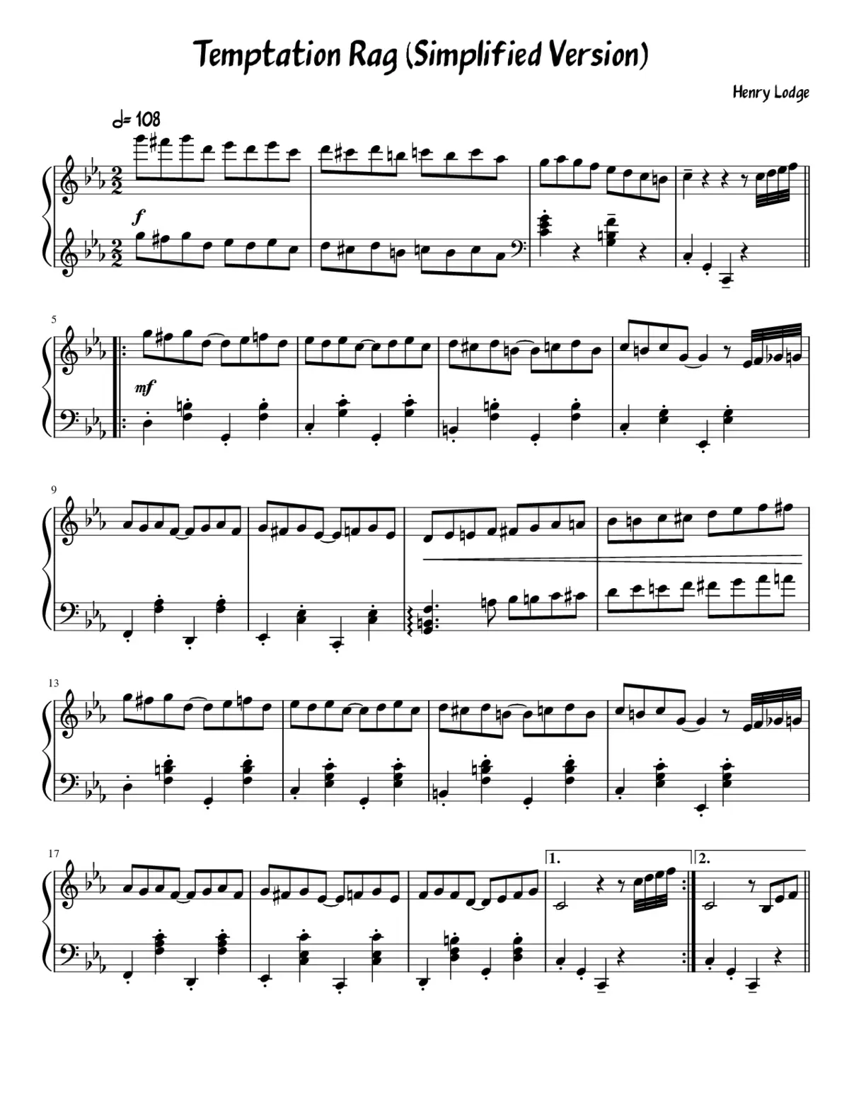 Temptation Rag - Page 1