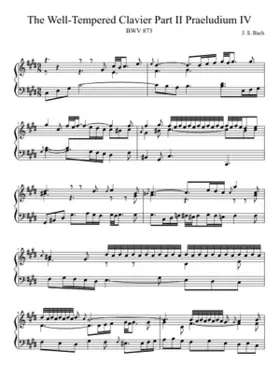 Prelude and Fugue in C-sharp minor BWV 873