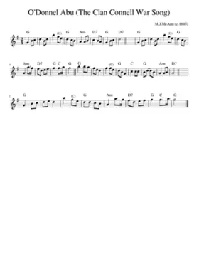 O'Donnel Abu (The Clan Connell War Song)