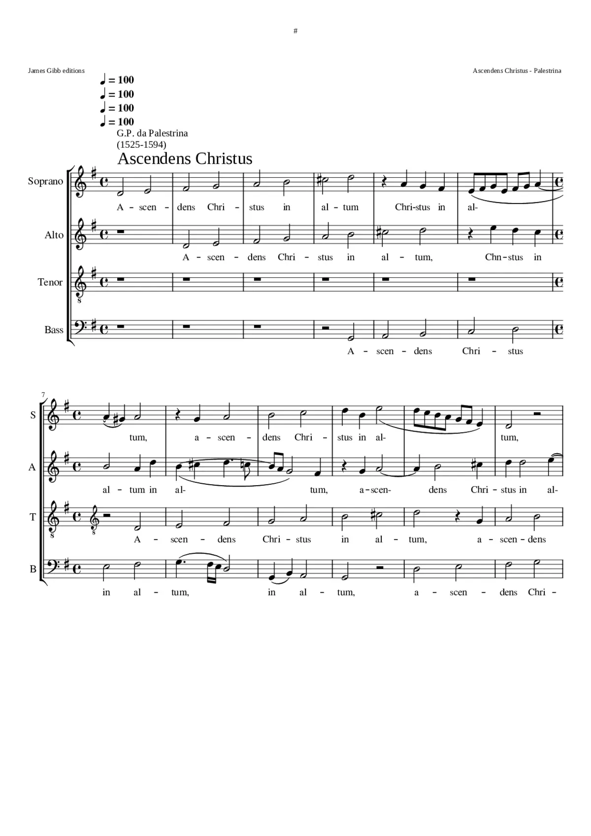 Ascendens Christus - Page 1