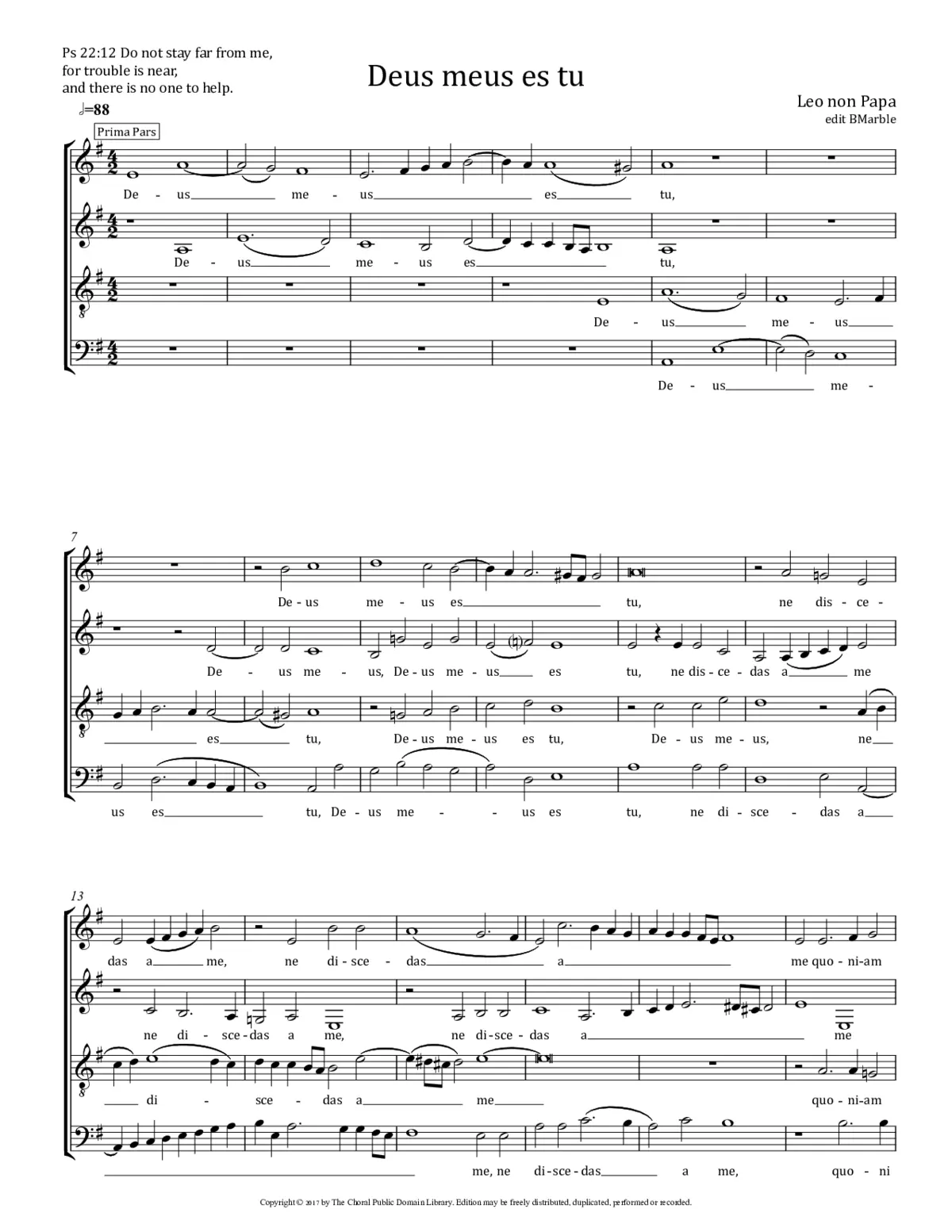 Deus meus es tu - Page 1