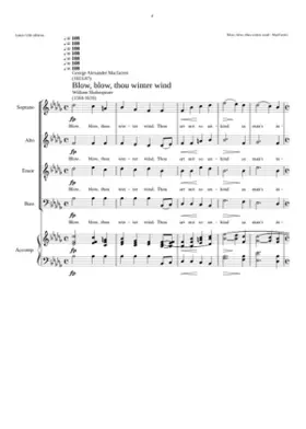 Blow blow thou winter wind