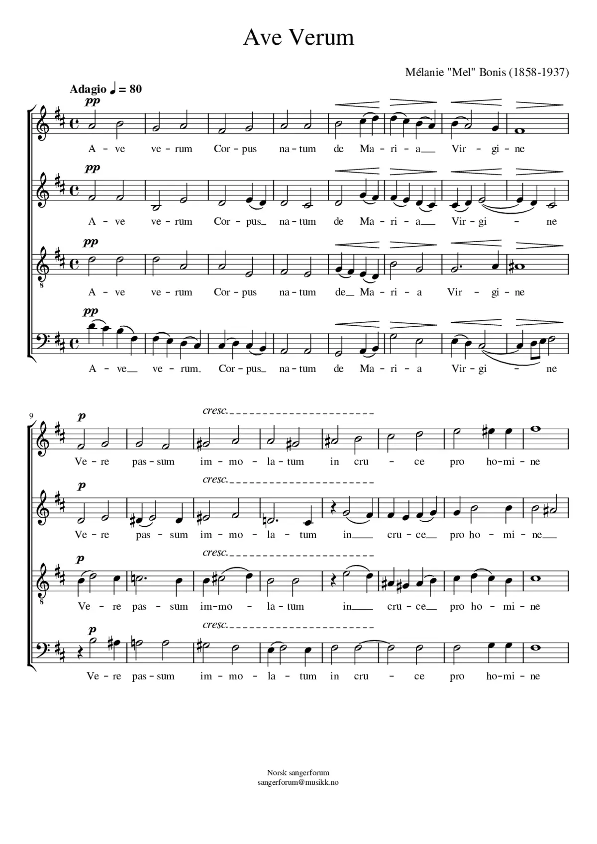 Ave verum - Page 1
