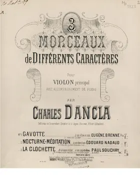 3 Morceaux de différents caractères