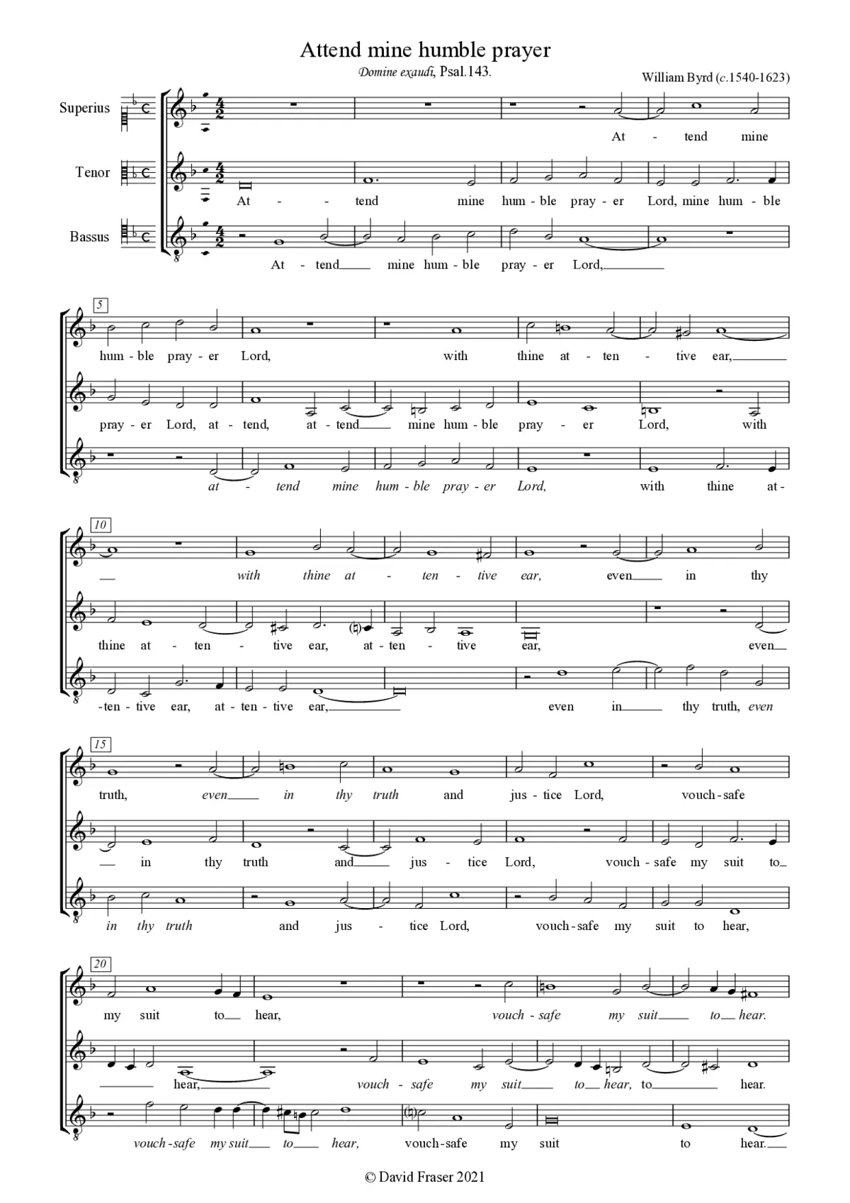 Attend mine humble prayer - Page 1