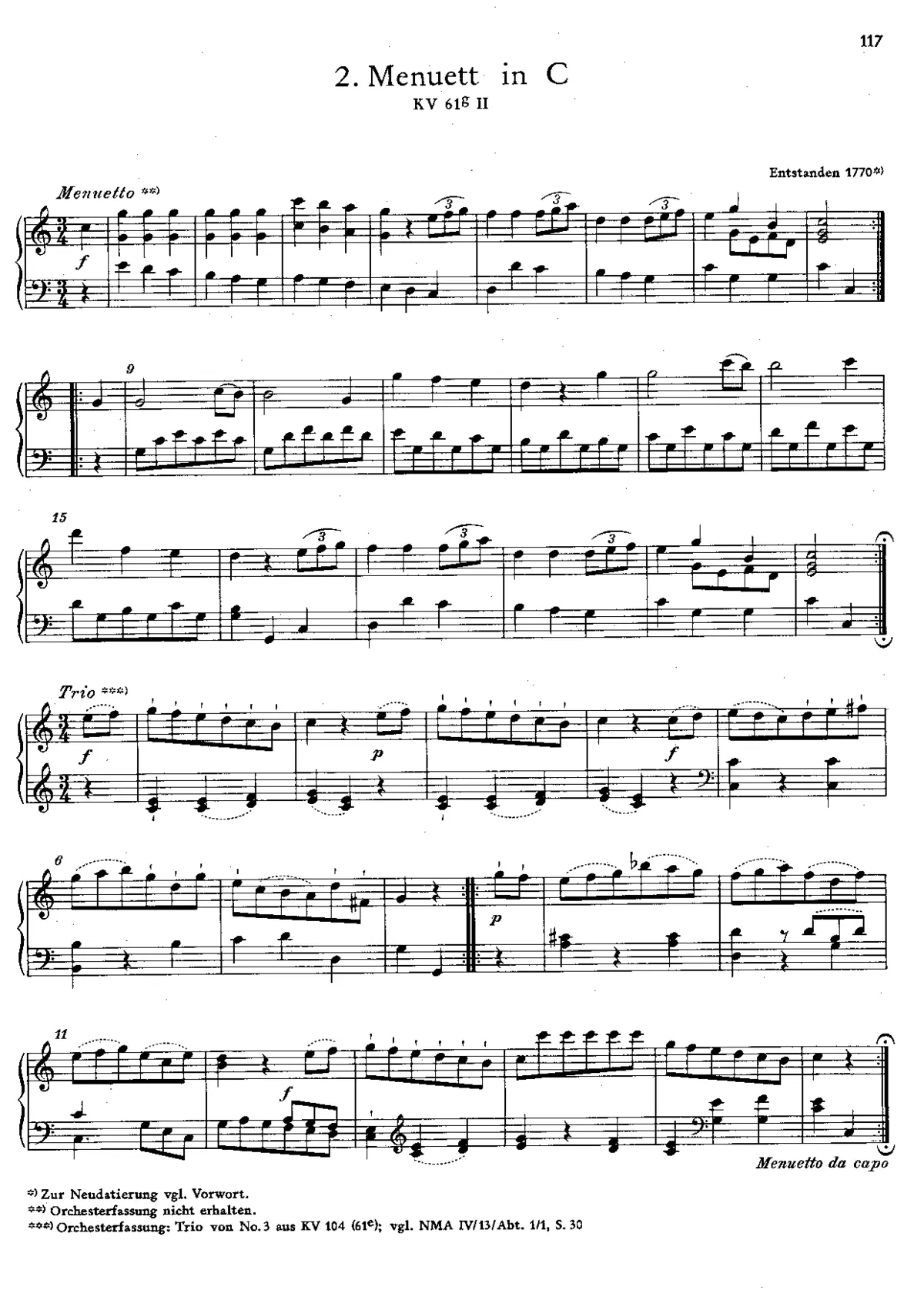 2 Minuets - Page 1
