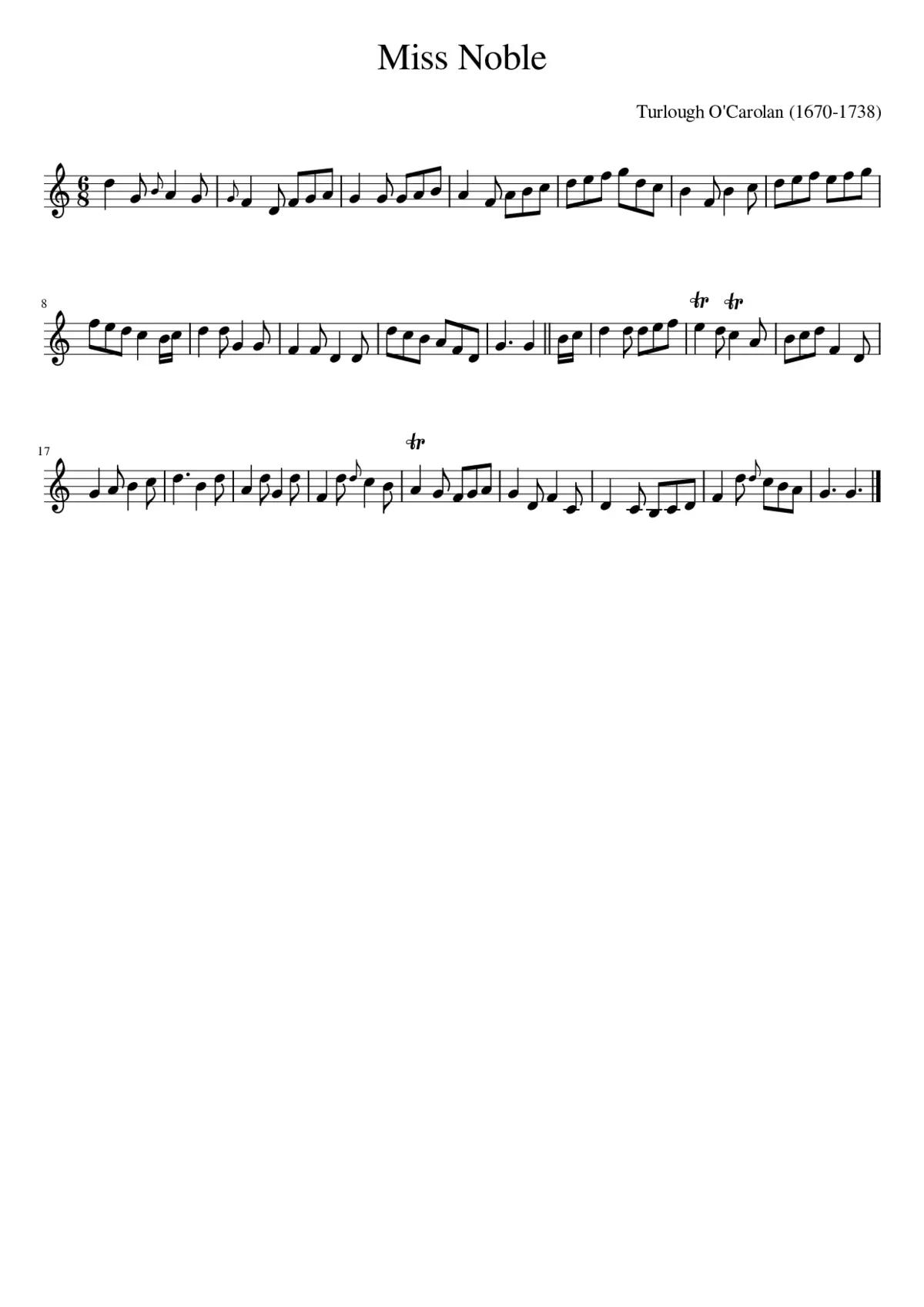 Miss Noble - Page 1