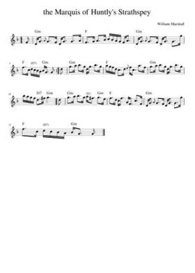 the Marquis of Huntly's Strathspey