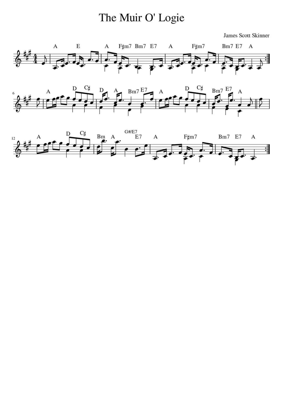 The Muir O' Logie - Page 1