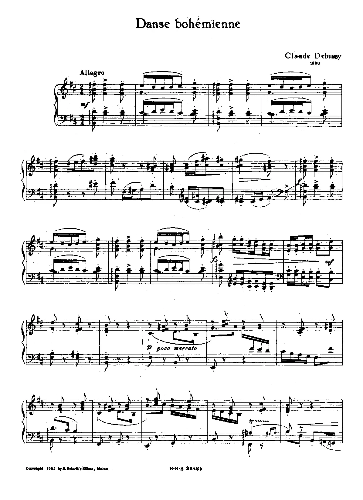 Danse bohémienne - Page 1