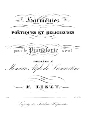 Harmonies poétiques et religieuses