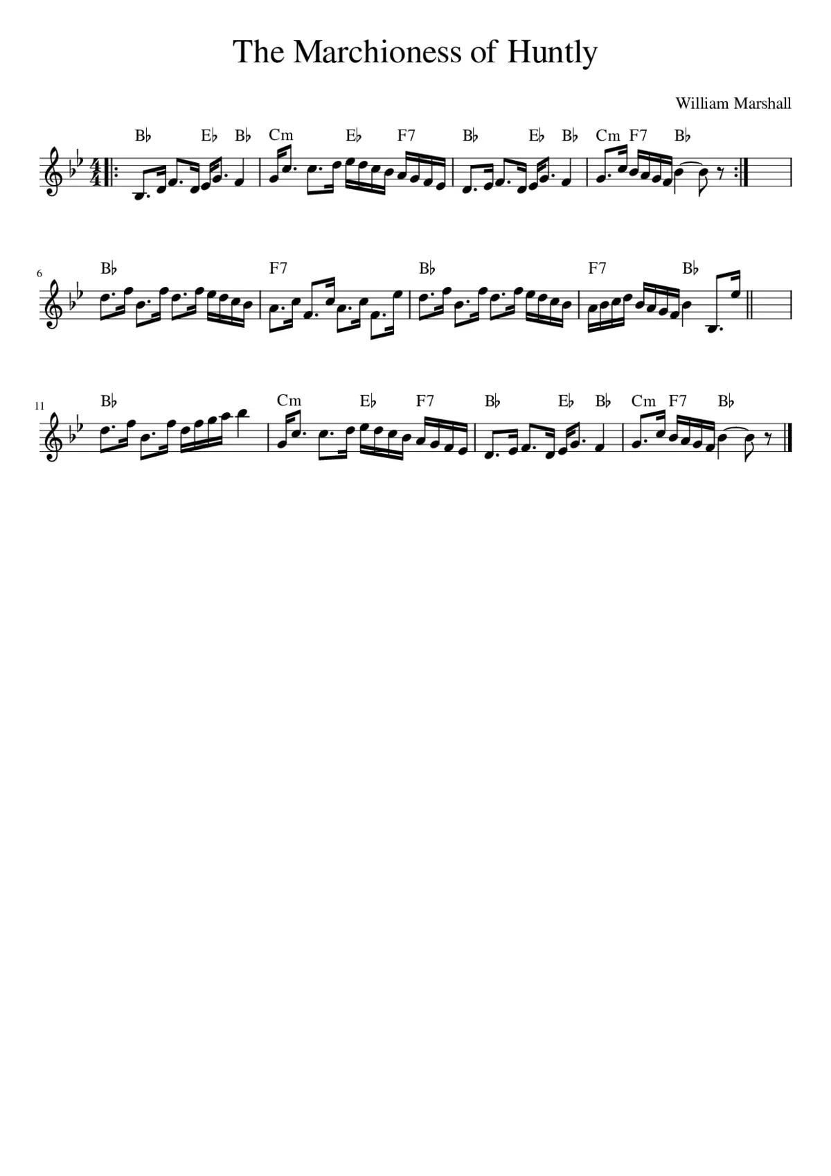 The Marchioness of Huntly - Page 1