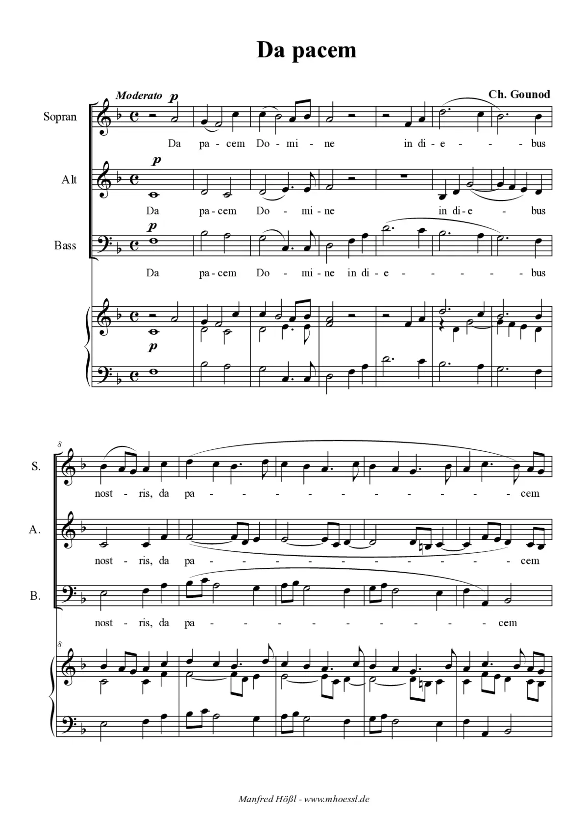 Da pacem, CG 115 - Page 1