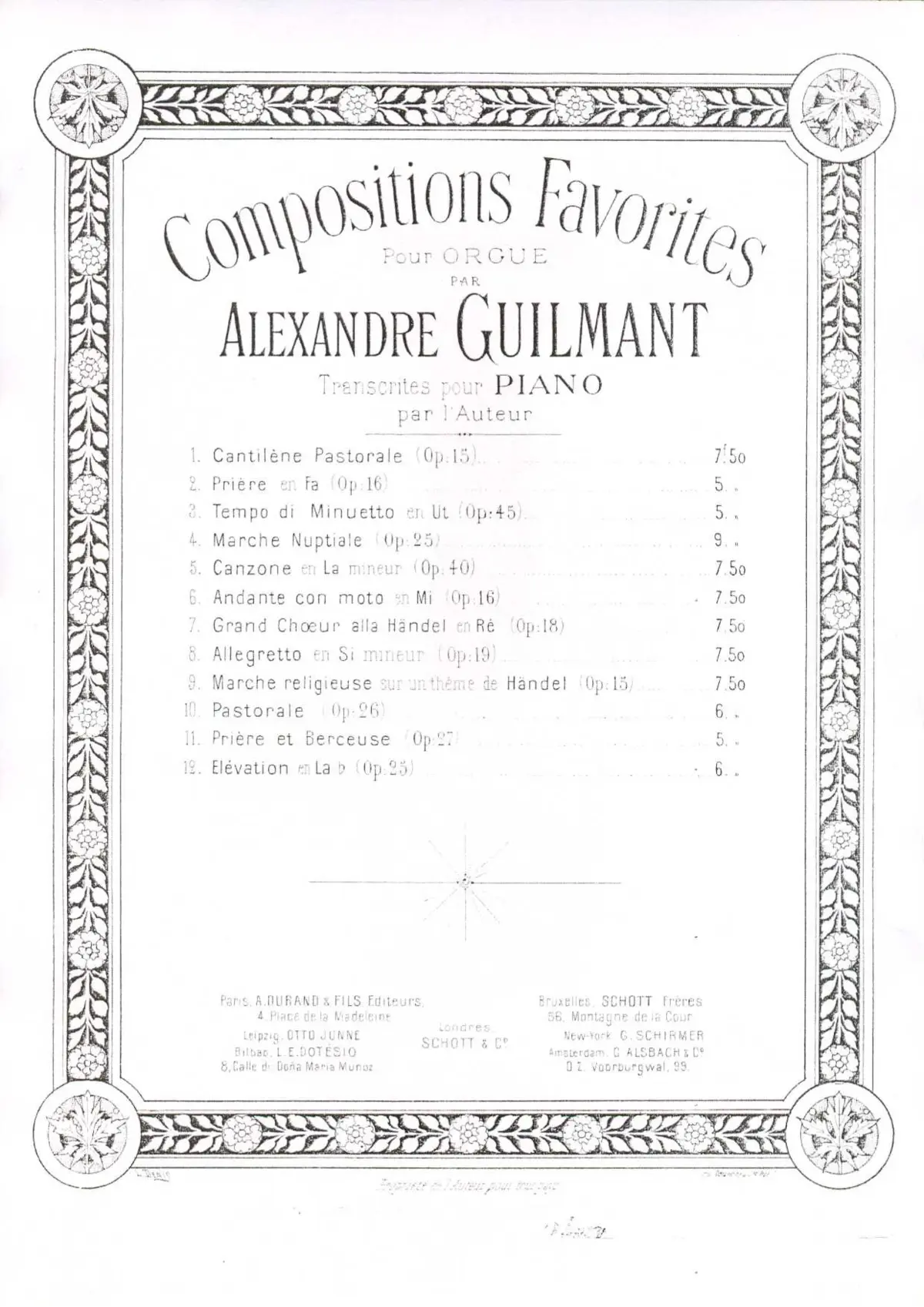 12 Piano Transcriptions - Page 1