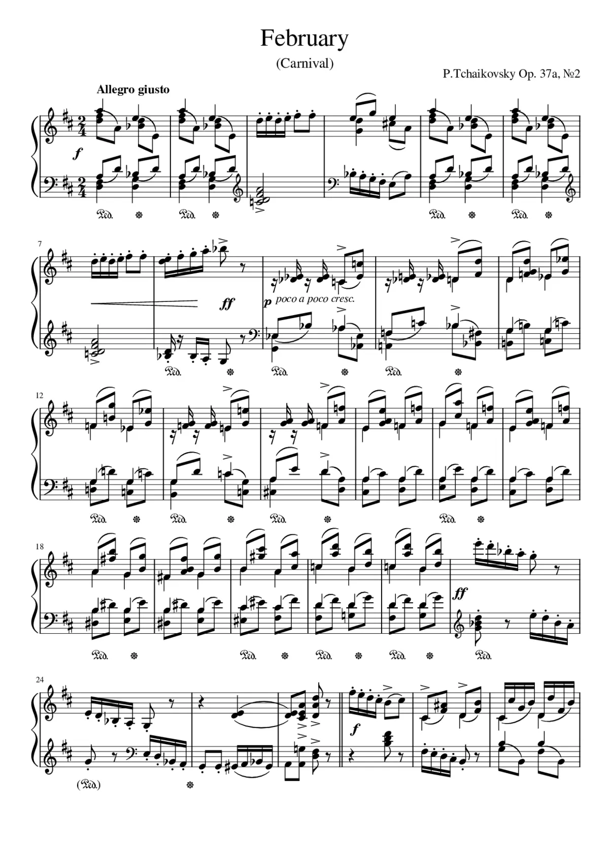 The Seasons Op.37a - Page 1