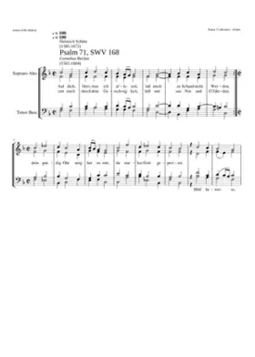 Auf dich Herr trau ich alle Zeit SWV 168