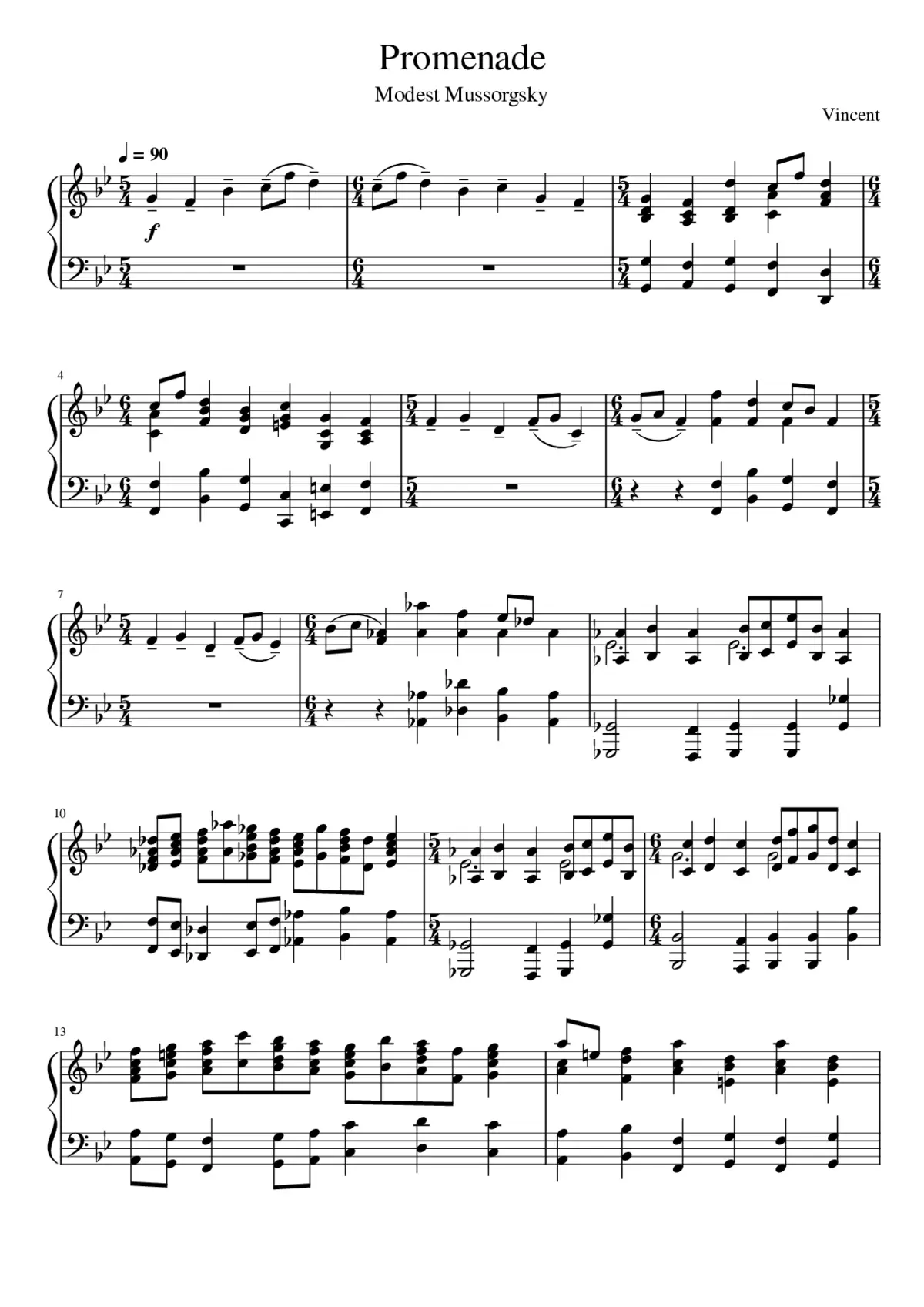 Pictures at an Exhibition - Page 1