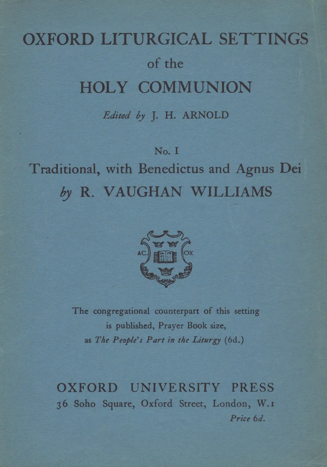 Communion Service - Page 1