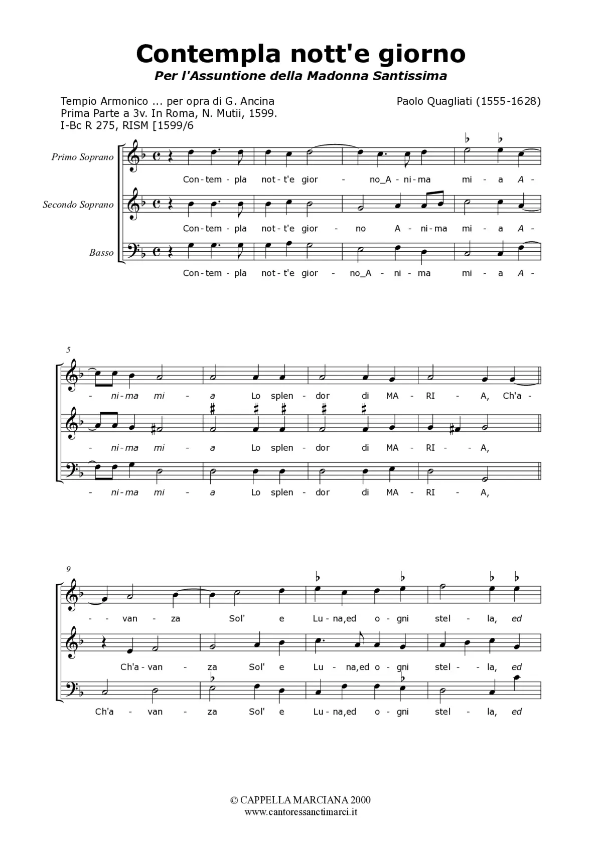 Contempla notte e giorno - Page 1