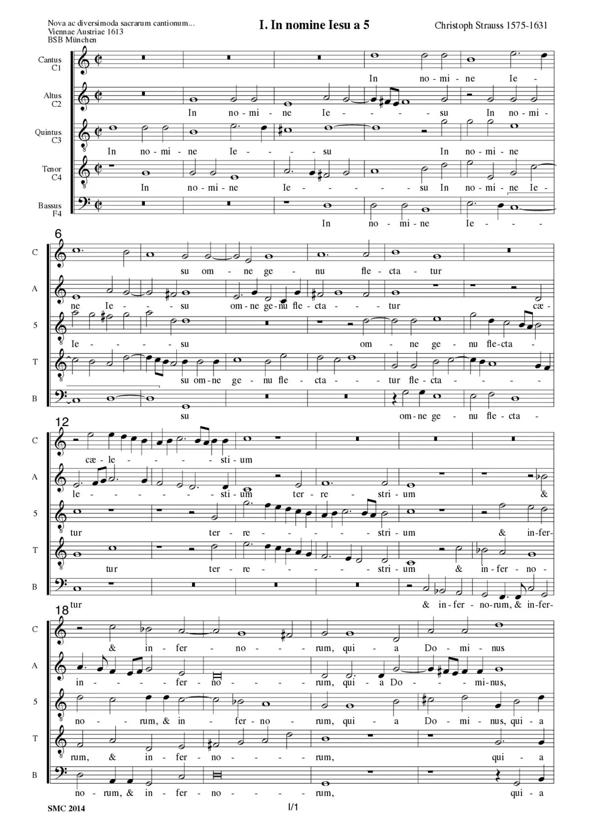 In nomine Iesu a 5 - Page 1