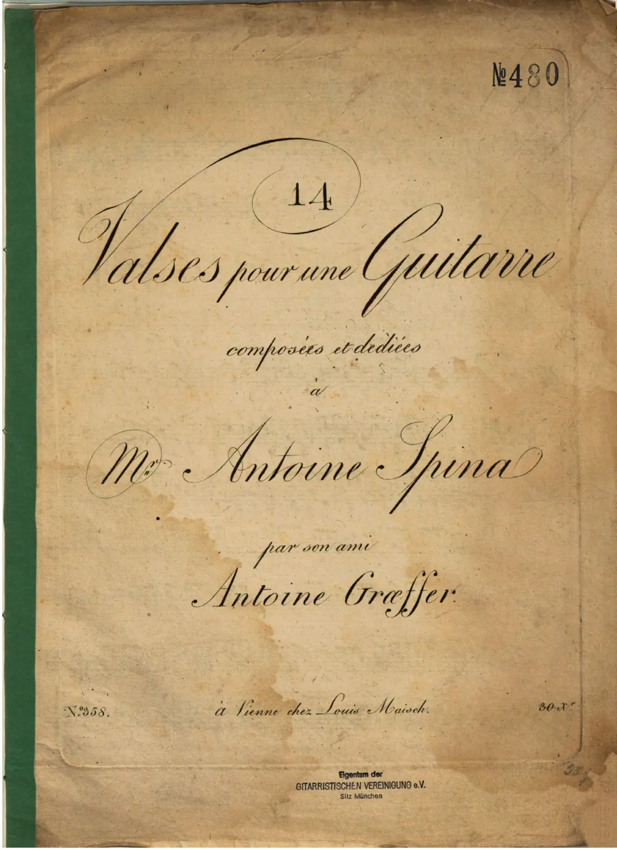 14 Valses pour une Guitarre - Page 1