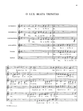 O lux beata Trinitas