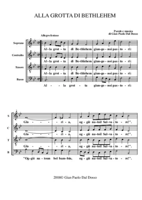 Alla grotta di Bethlehem