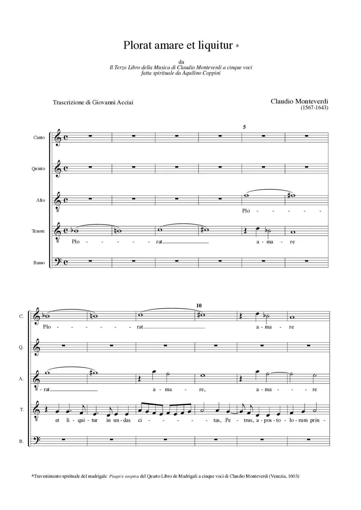 Plorat amare et liquitur - Page 1