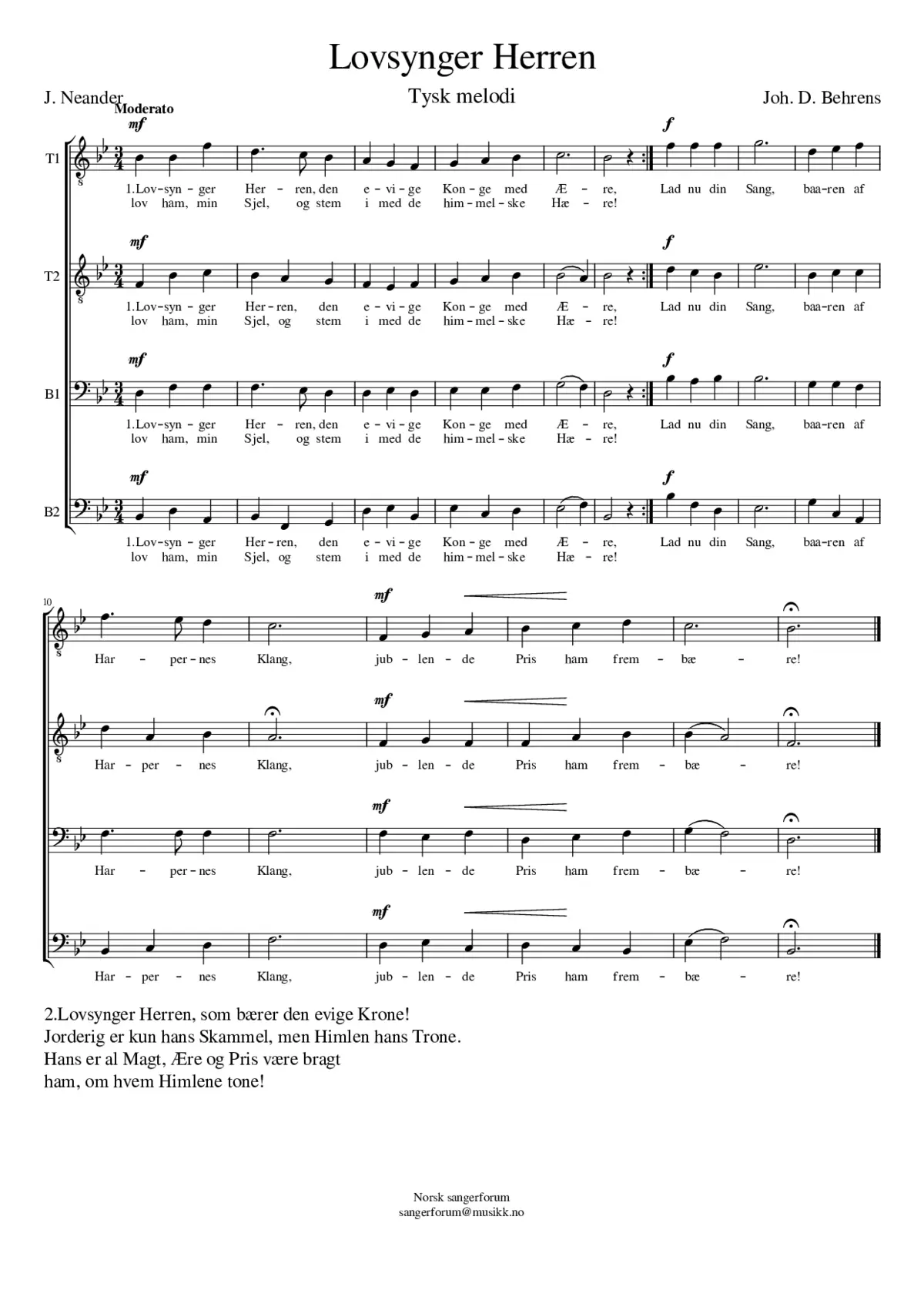 Lovsynger Herren - Page 1