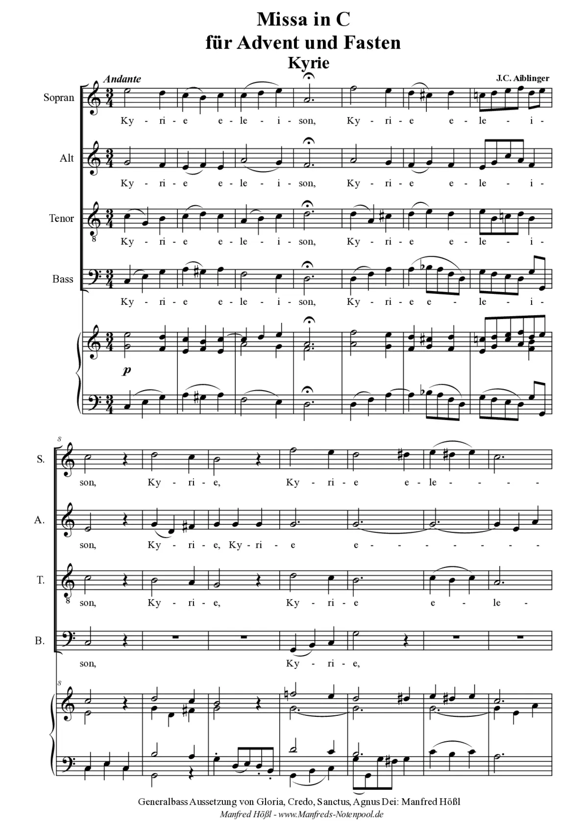Messe für Advent und Fasten - Page 1