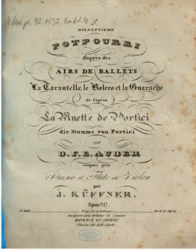 Potpourri for Flute or Violin and Piano No.17