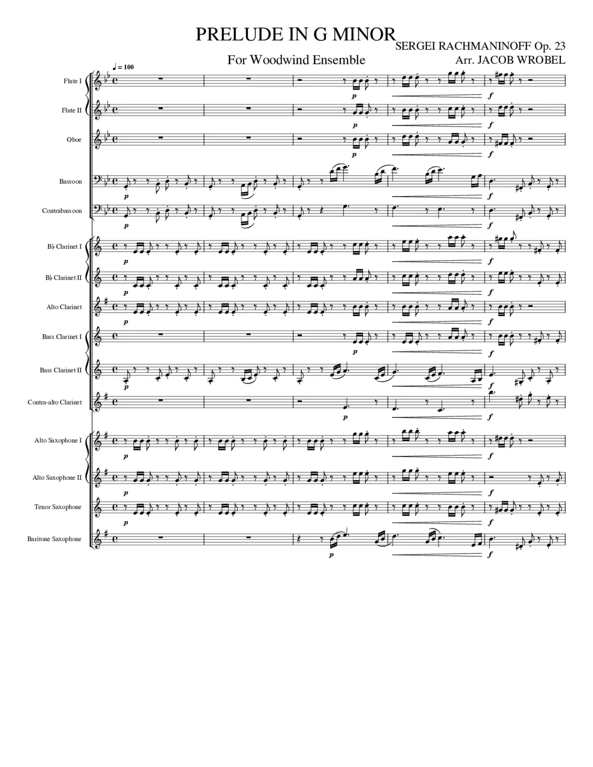 10 Preludes Op.23 - Page 1
