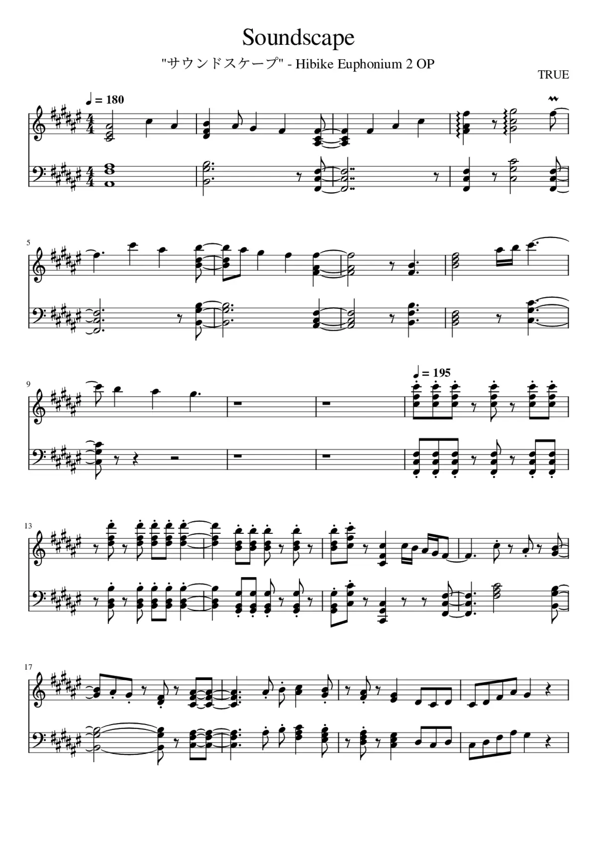 hibike euphonium - soundscape - Page 1