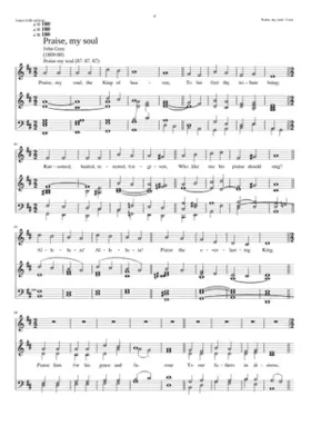 Praise my soul the King of heaven
