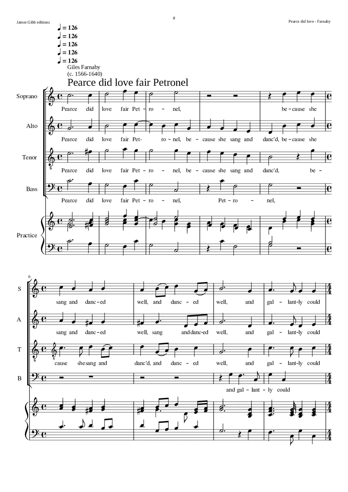 Pearce did love fair Petronel - Page 1