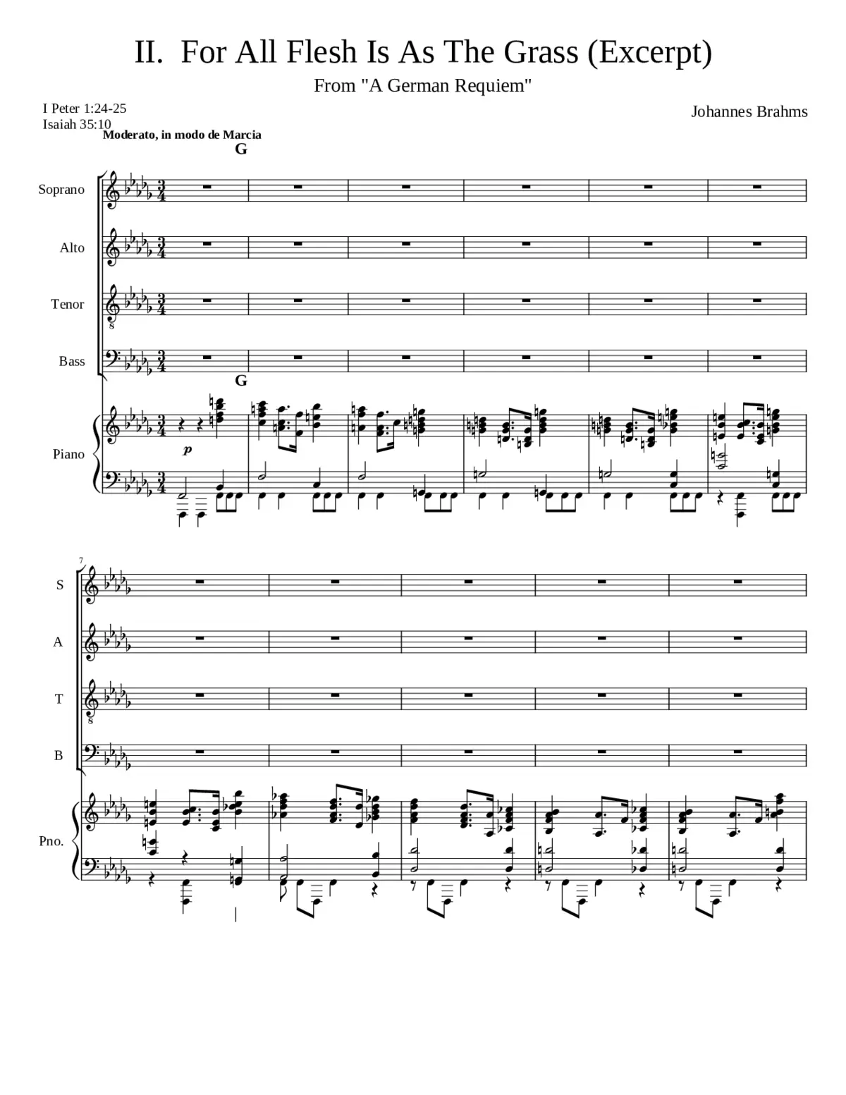 Ein deutsches Requiem Op.45 - Page 1