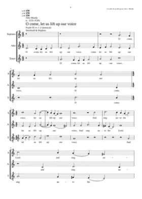 O come let us lift up our voice