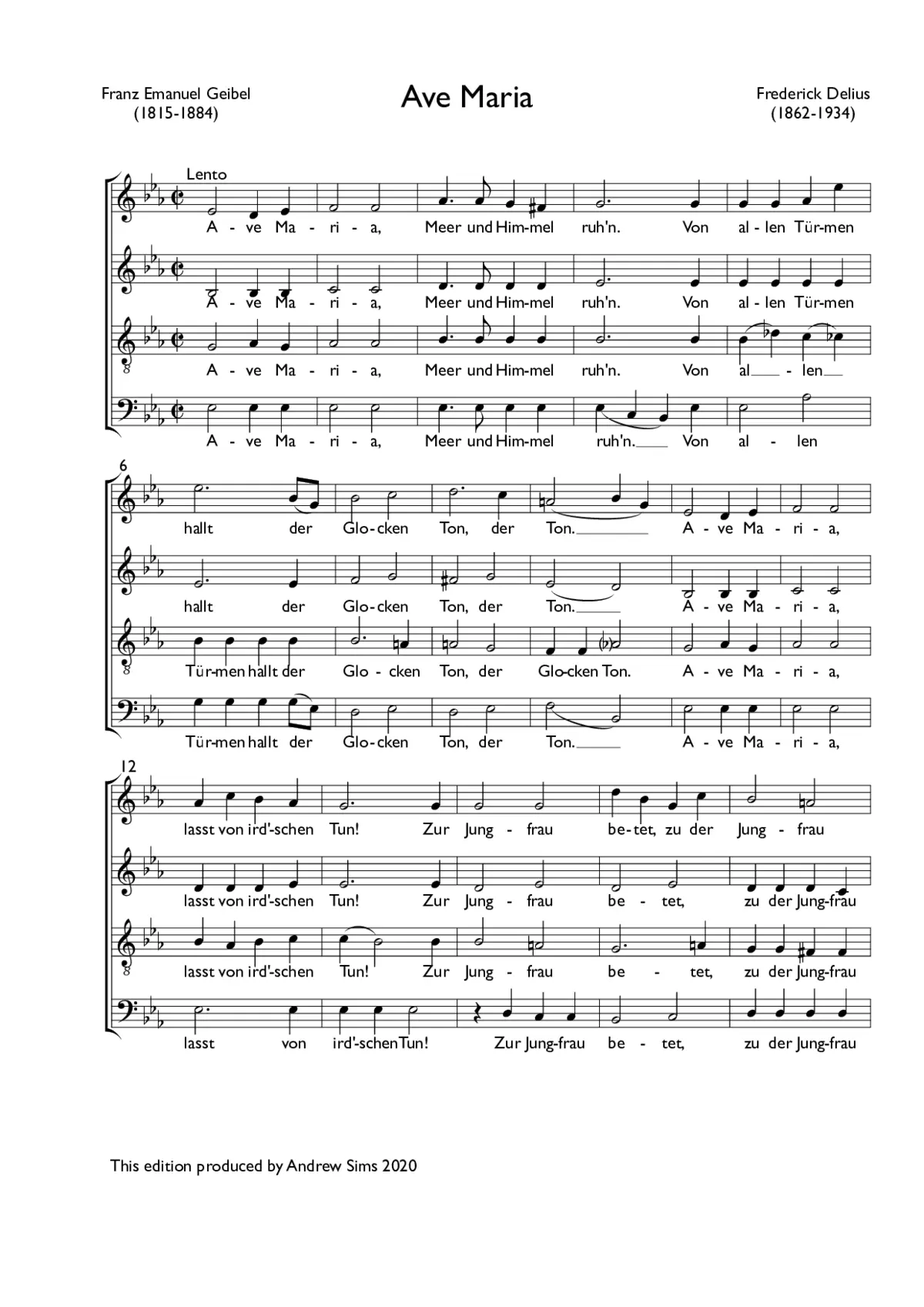 Ave Maria - Page 1