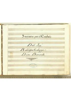 3 Harpsichord Sonatas and 1 Andante