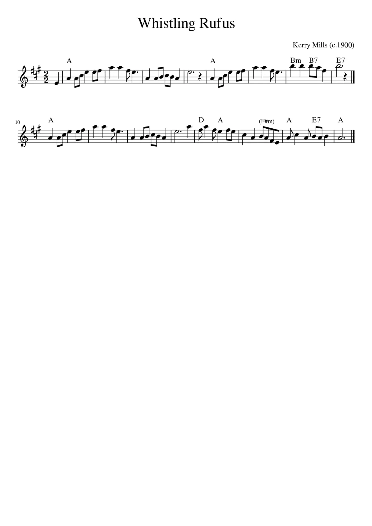 Whistling Rufus - Page 1