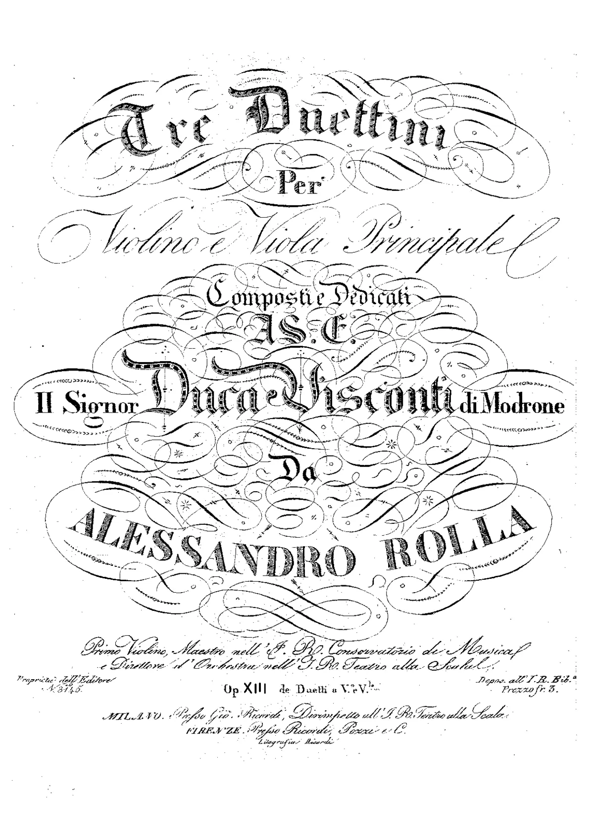 3 Little Duos for Violin and Viola - Page 1