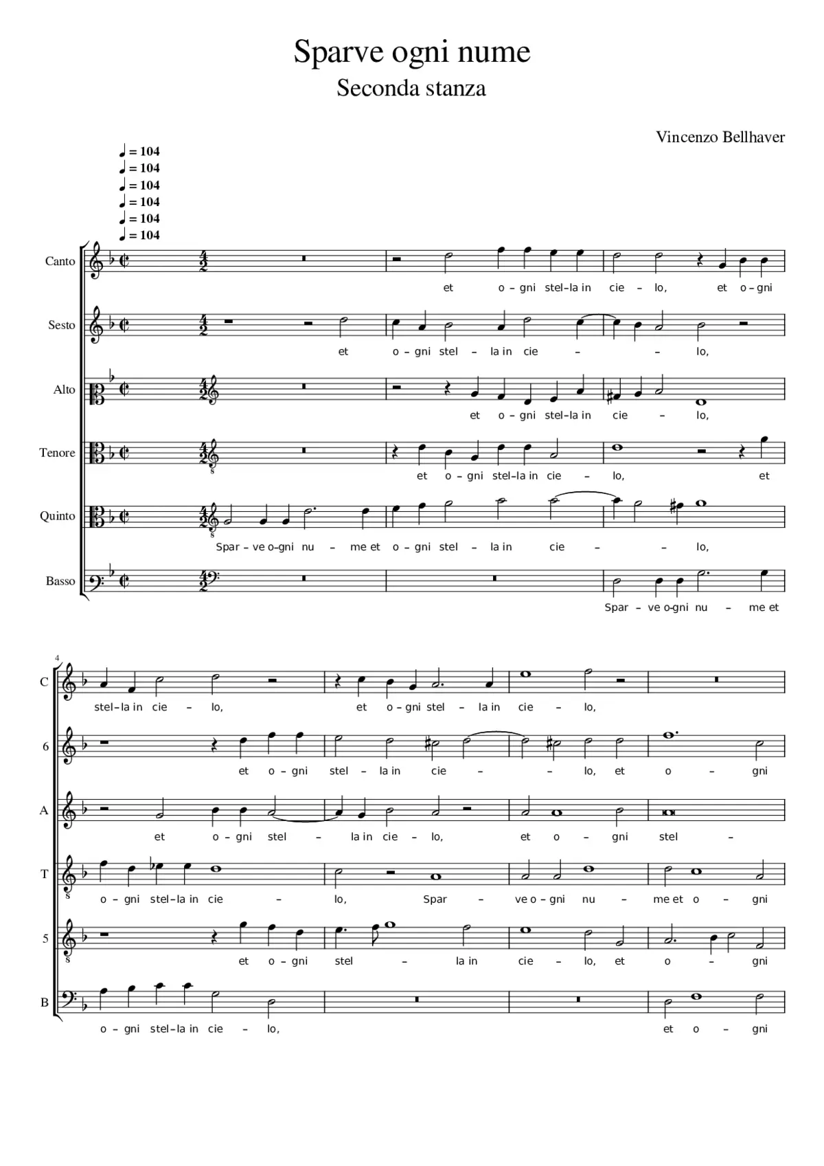 Sparve ogni nume - Page 1