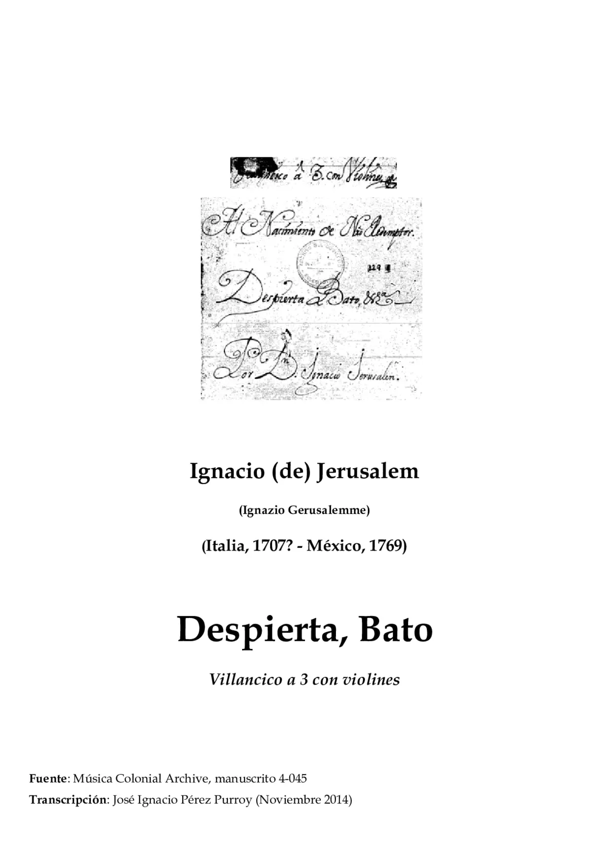 Despierta, Bato - Page 1