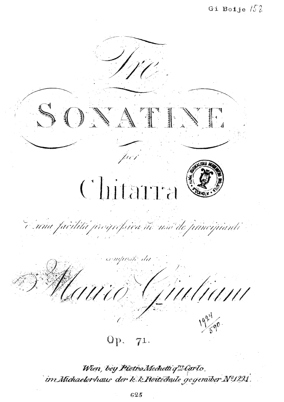 3 Sonatinas - Page 1