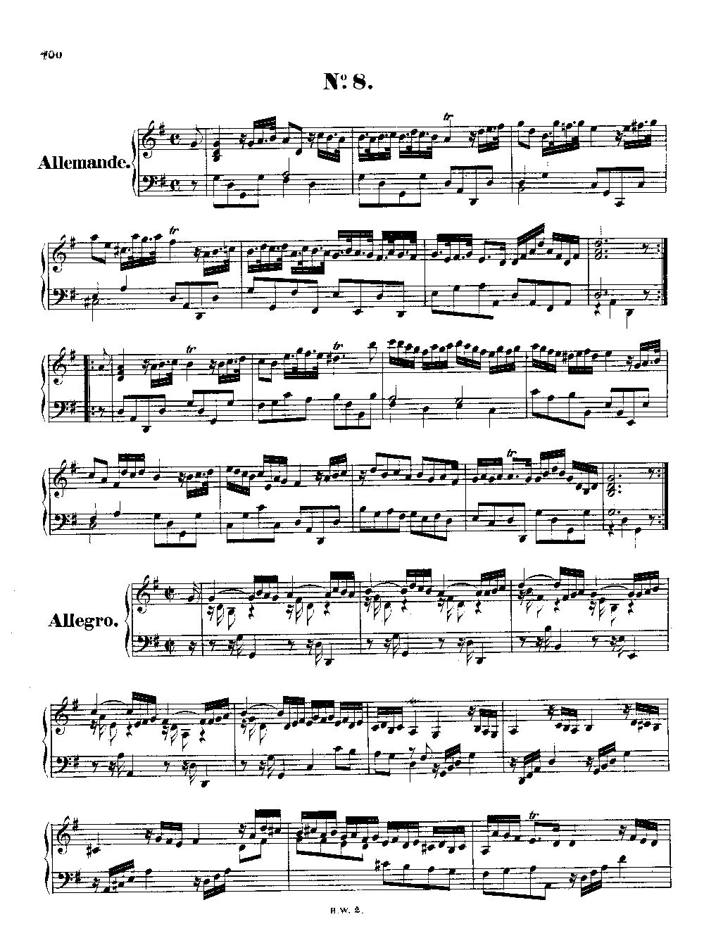 Suite in G major - Page 1
