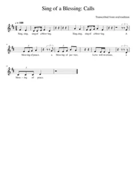 Sing of a Blessing: Calls