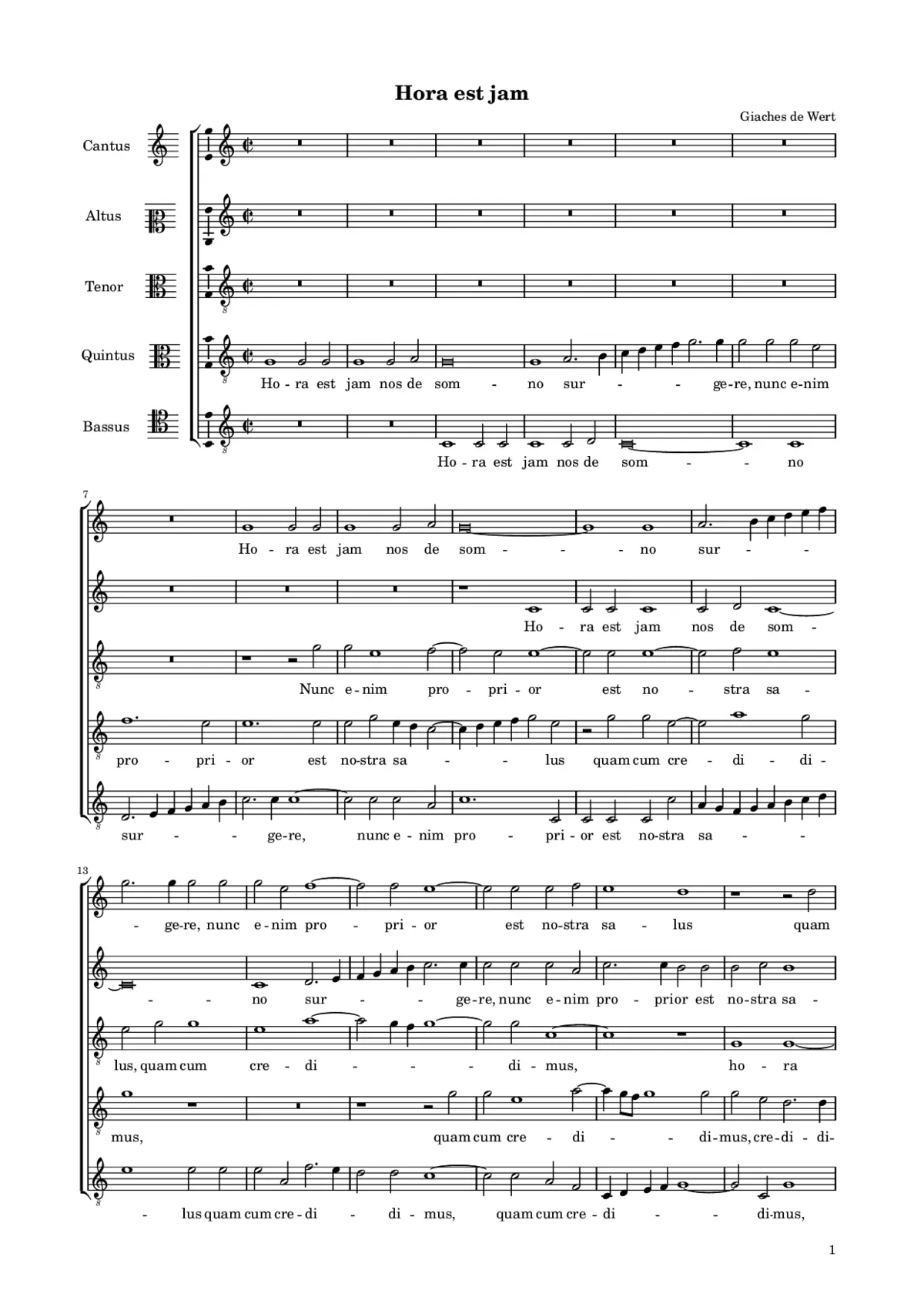Hora est jam - Page 1