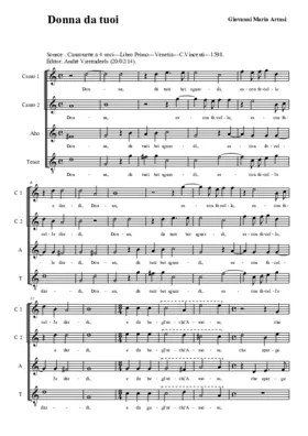 Donna da tuoi bei sguardi