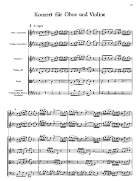 Concerto for Violin and Oboe in C minor