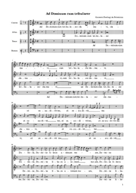 Ad Dominum cum tribularer